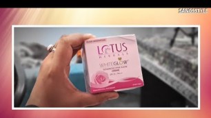 'Lotus Herbals whiteglow advanced pink glow cream||Review and demo in Hindi||sangsstyle'
