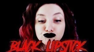 'Best Black Lipstick Review | Black Moon, Pretty Zombie, Wet n Wild, Kat Von D'