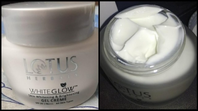 'LOTUS HERBALS WHITE GLOW SKIN WHITENING AND BRIGHTENING GEL CREME REVIEW IN TAMIL'