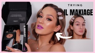 'TRYING IL MAKIAGE MAKEUP | FIRST IMPRESSIONS'