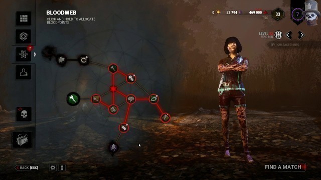 'Dead by Daylight - Feng Min, Prestige III + 1M on Bloodweb'