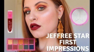 'JEFFREE STAR COSMETICS FIRST IMPRESSIONS AND AUTUMNAL LOOK |All Things Allatt|'