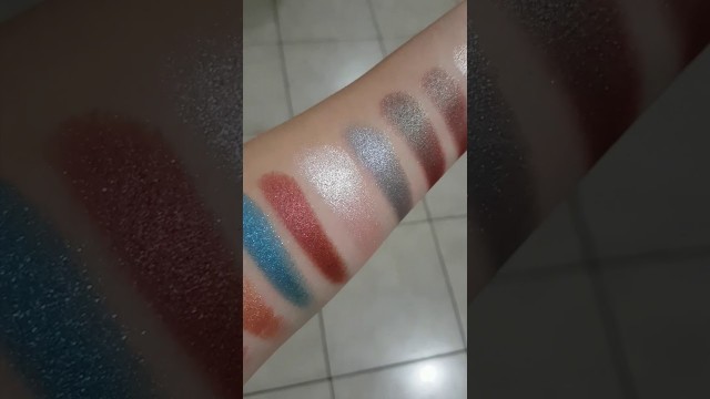 'bhcosmetics//Desert Oasis palette//Swatches'