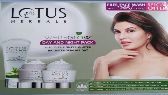 'Lotus Herbals Combo pack review | Lotus Night Cream | Lotus day cream | Lotus Face Wash'