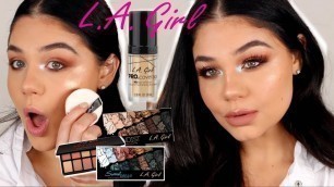 'AFFORDABLE MAKEUP TUTORIAL : FULL FACE L.A. GIRL COSMETICS'