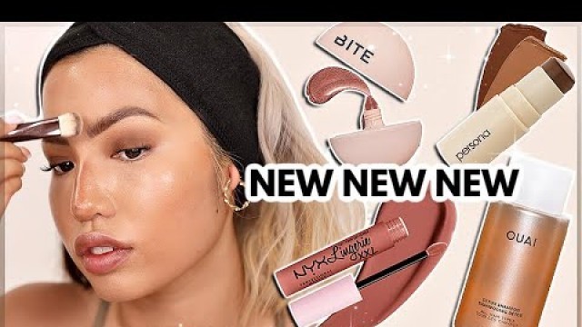 'NEW RELEASES + NYX COSMETICS LIP LINGERIE XXL LIPSTICK WEAR TEST REVIEW'