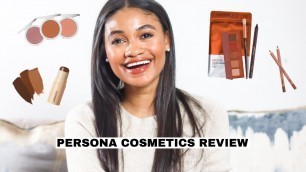 'PERSONA COSMETICS REVIEW | affordable clean beauty brand - are their products worth the money?'