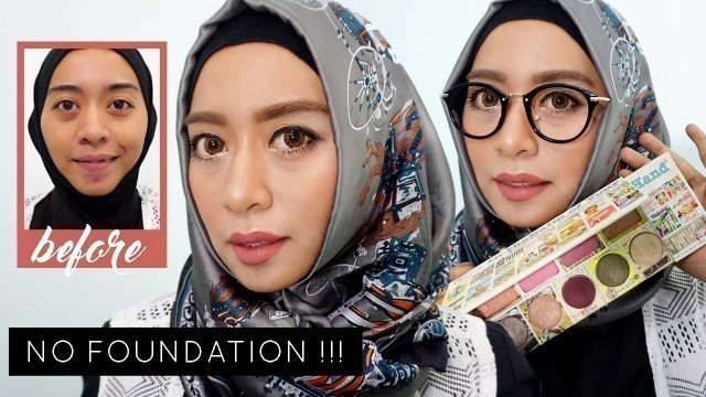 'Makeupku Kalau Nge Mall | No Bulumata No Foundation | Review in The Balm Of Your Hand Palette'