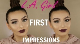 'L.A. Girl Cosmetics First Impressions | Shelby Triglia'