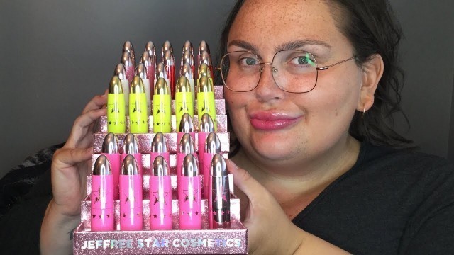 'Lip Swatching EVERY Jeffree Star Cosmetics Lip Ammunition'