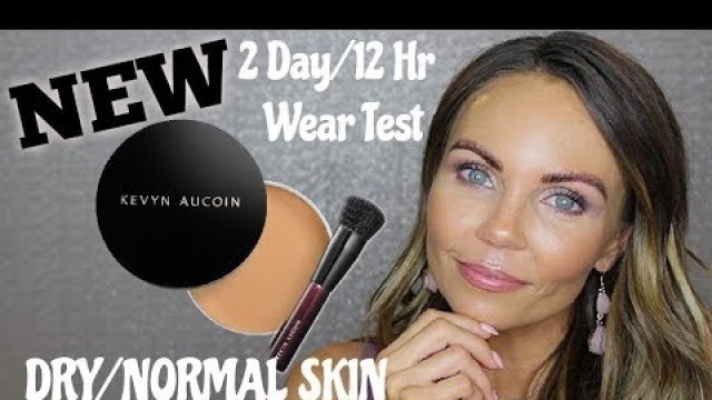 'NEW KEVYN AUCOIN FOUNDATION BALM REVIEW | DRY*NORMAL SKIN | 2 DAY * 12 HOUR WEAR TEST'