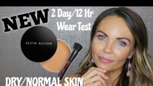 'NEW KEVYN AUCOIN FOUNDATION BALM REVIEW | DRY*NORMAL SKIN | 2 DAY * 12 HOUR WEAR TEST'