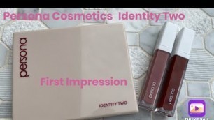 'Persona Cosmetics Identity Two Palette First Impression'