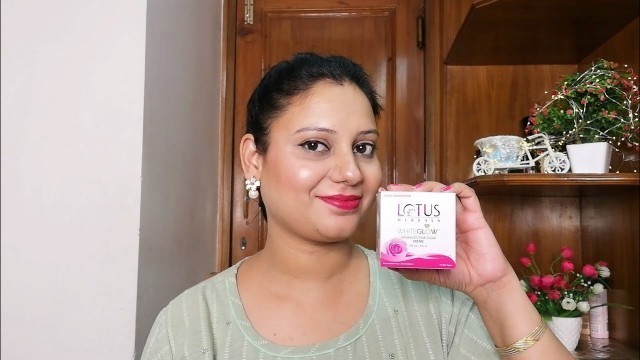 'Lotus Herbals Whiteglow Pink Glow Cream Review ||'