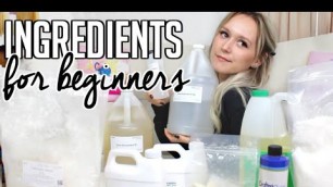 'Ingredients needed to Start Making Skincare Products - Formulating for Beginners'