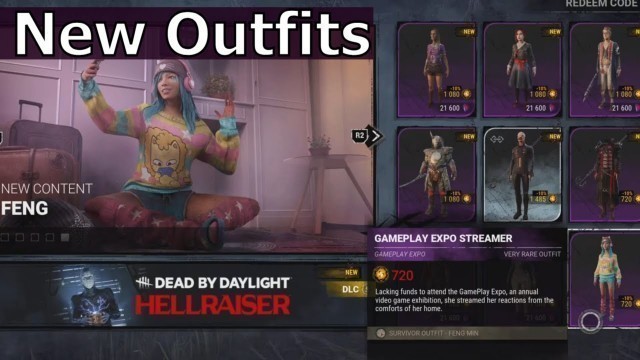 'Dead by Daylight: New Cosmetics (Feng/Jane/Legion/Cenobyte/Oni/Trickster/Yun-Jin Lee/Nea)'