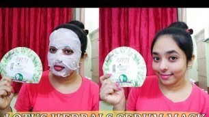 'Lotus Herbals Whiteglow Sheet Mask || Full Review and Demo || All Skin Type || By Anu'
