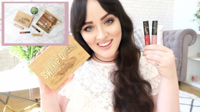 'UNBOXING GRAV3YARDGIRL TARTE SWAMP QUEEN PALETTE & LIP PAINTS | Becca Rose'