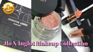 'NEW JLO X Inglot Makeup Collection Review | makeupbykalyssa'