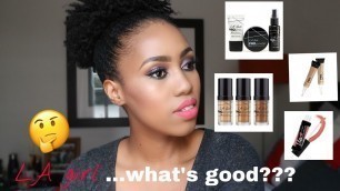 'Beauty on a budget | Full face makeup using only LA girl + First impressions...'