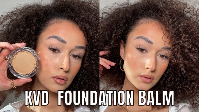 'KVD BEAUTY GOOD APPLE FOUNDATION BALM- Review'