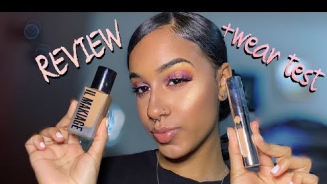 'IL MAKIAGE WOKE UP LIKE THIS FOUNDATION & CONCEALER REVIEW || 12 HR WEAR TEST'