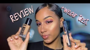 'IL MAKIAGE WOKE UP LIKE THIS FOUNDATION & CONCEALER REVIEW || 12 HR WEAR TEST'