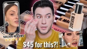 'Testing the worlds most overhyped foundation... the ads got me IL Makiage'