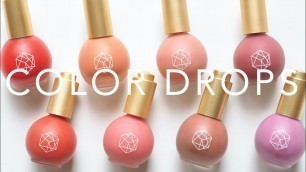 'EM Cosmetics Color Drops | New Serum Blush Shades | Collab with Haley Kim'