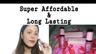 'Super Affordable  liptints| Mae Persona Cosmetics| JOYCE GARCIA'