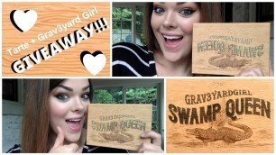 'GIVEAWAY!!! | Tarte + Grav3yard Girl Swamp Queen Palette (Closed)'