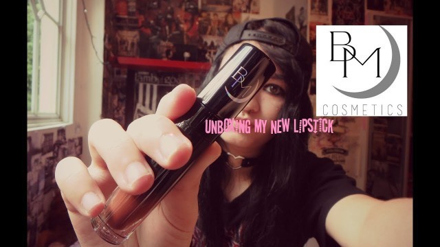 'Unboxing&LipstickSwatch BlackMoonCosmetics |DayInALifeOfSabby'