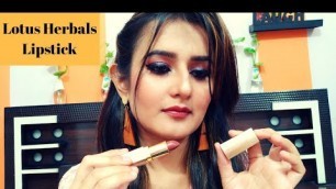 'Lotus Herbals Pure Colors Lipstick | SWATI BHAMBRA'