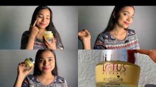 'Lotus Herbals WhiteGlow VitaminC Radiance Cream Review 7 DAYS CHALLENGE|| Honest Review|| In Bengali'