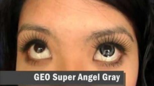 'Geo Super Angel Gray XCM-215 Black Swan Makeup Michelle Phan 2011'