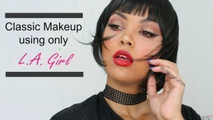 'Classic Makeup using only LA GIRL COSMETICS | South African Beauty Influencer'
