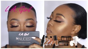 'FULL FACE OF L.A. GIRL COSMETICS - AFFORDABLE MAKEUP TUTORIAL | Kelly LaBelle'