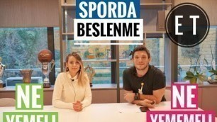 'SPORDA BESLENME VE ZAYIFLAMAK ISTEYENLERIN DIKKAT ETMESI GEREKEN KONULAR    I    ERDEM TEMELLIOGLU'