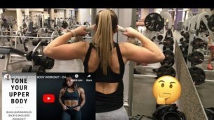 'I TRIED FOLLOWING THE HANNA OBERG ULTIMATE UPPER BODY WORKOUT'