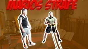 'Doku Fitness im B-Fit - Marios Strafe für die verspätung! | Fitness Anfänger Abnehmen'