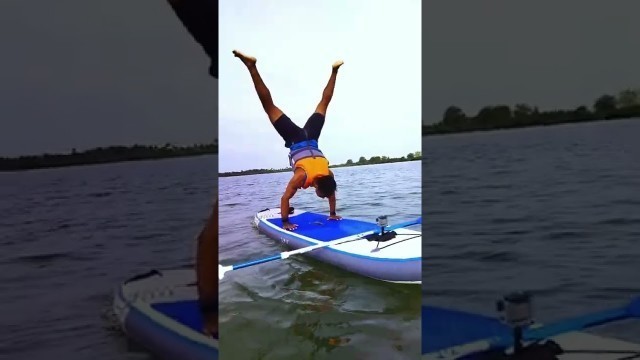 'Tried and tried harder #paddleboard #surfing'