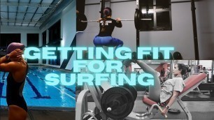 'How to keep fit for surfing| Beginner Surfer Diaries| Fitness Routine| South African Youtuber'