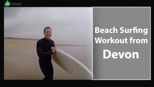 'Beach Surfing Workout from Devon'