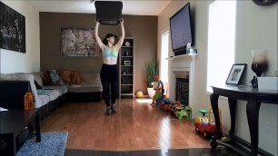 'I tried Hanna Öberg 15 Min Full body HITT strength circuit (Follow Along)'