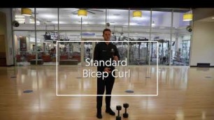'How to Perform a Standard Bicep Curl'