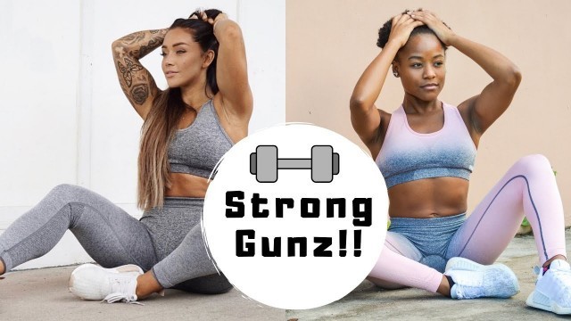 'Doing Hanna Öberg\'s \"Strong Gunz\" Workout'