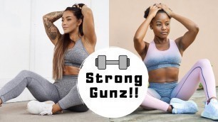 'Doing Hanna Öberg\'s \"Strong Gunz\" Workout'