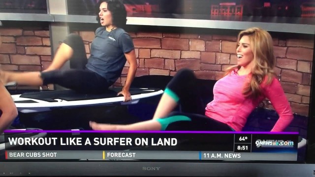 '212 Degrees Fitness Littleton Colorado-Surfing on 9 News'