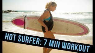 'Hot Surfer 7min Beach Workout'