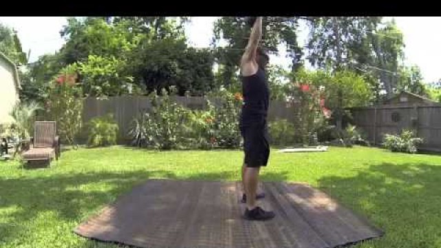 'Surfing Fitness Kettlebell Turkish Getup'